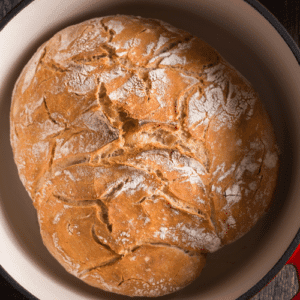 no knead bread baked in dutch oven