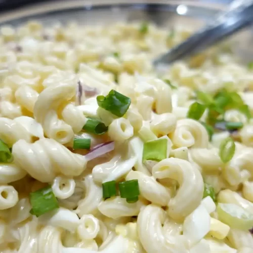 close-up-macaroni-salad-in-large-serving-bowl