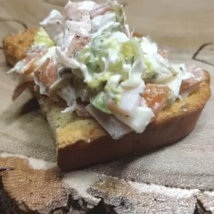 hoagie dip served on a toast