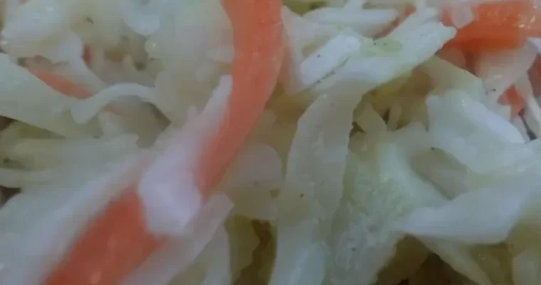 Easy Pepper Slaw