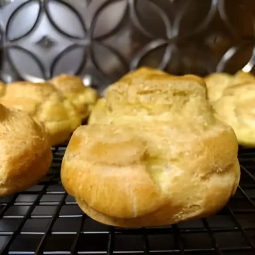 up close cream puff