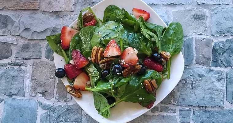 Strawberry Spinach Salad