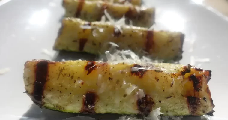 Grilled Zucchini Spears