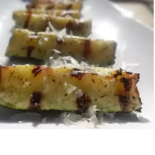 grilled zucchini with parmesan cheese