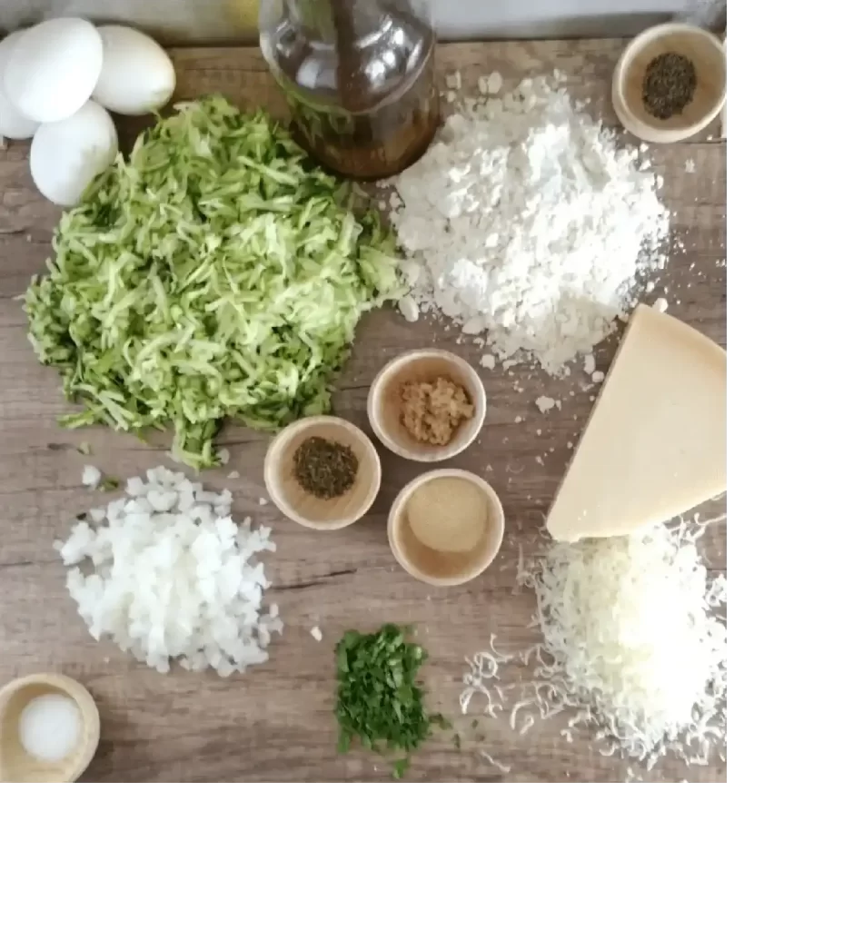 ingredients for zucchinicious bars