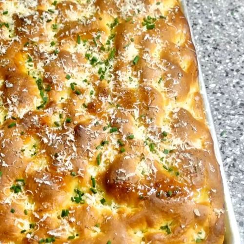 top-view-focaccia-bread-with-garlic-and-chives.