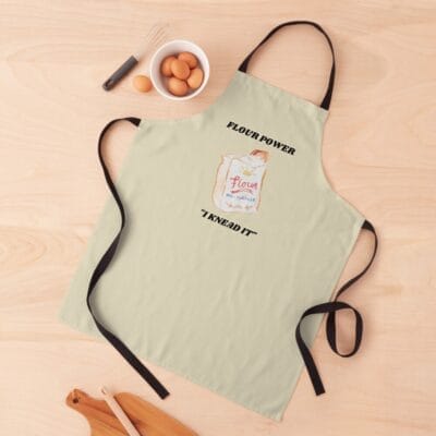 flour power i knead it apron