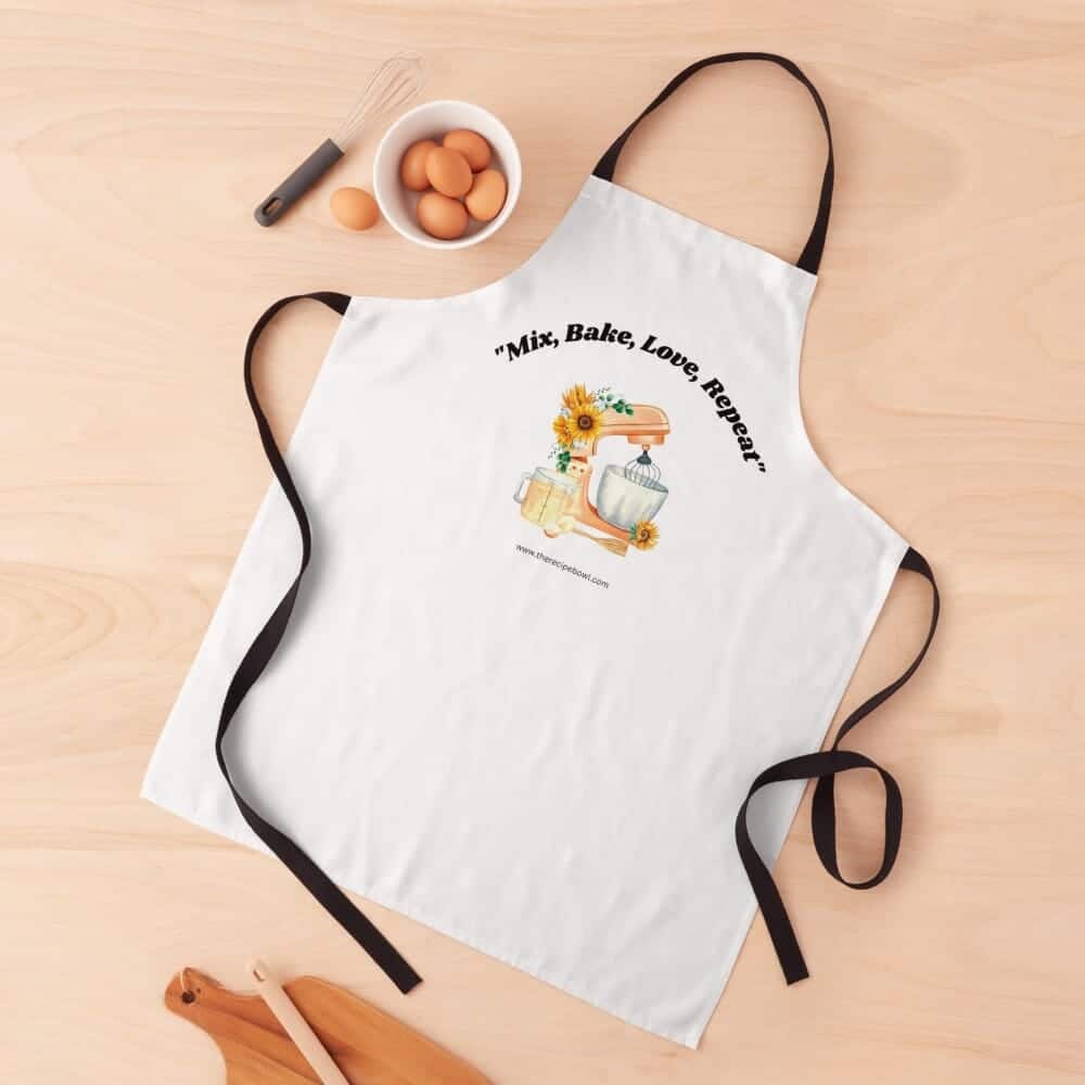 mix bake love repeat apron