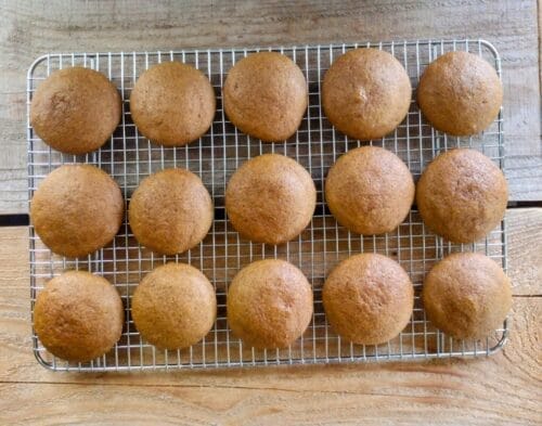 pumpkin whoopie pie halves