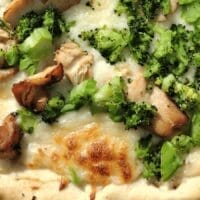 Chicken alfredo pizza recipe