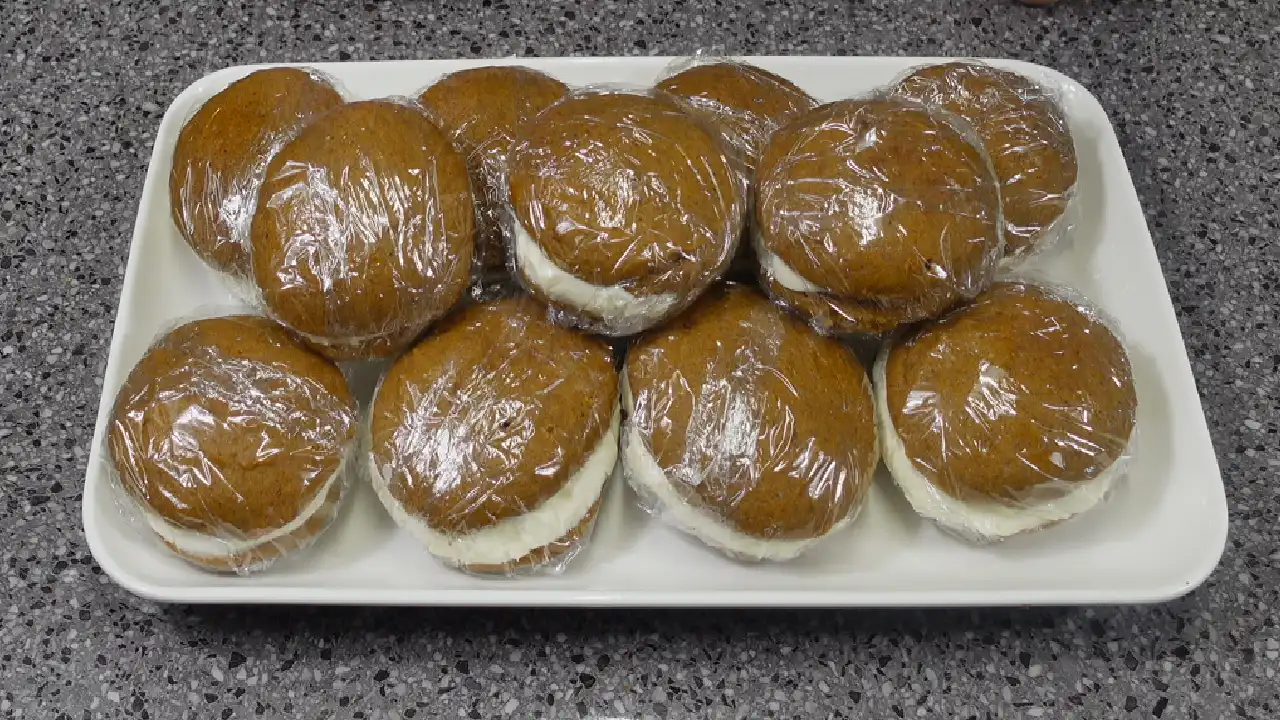 pumpkin-whoopie-pies-wrapped-in-saran-wrap