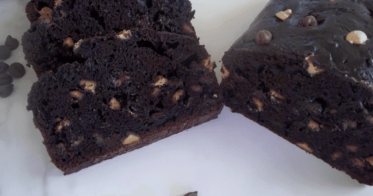 Chocolate Peanut Butter Zucchini Bread