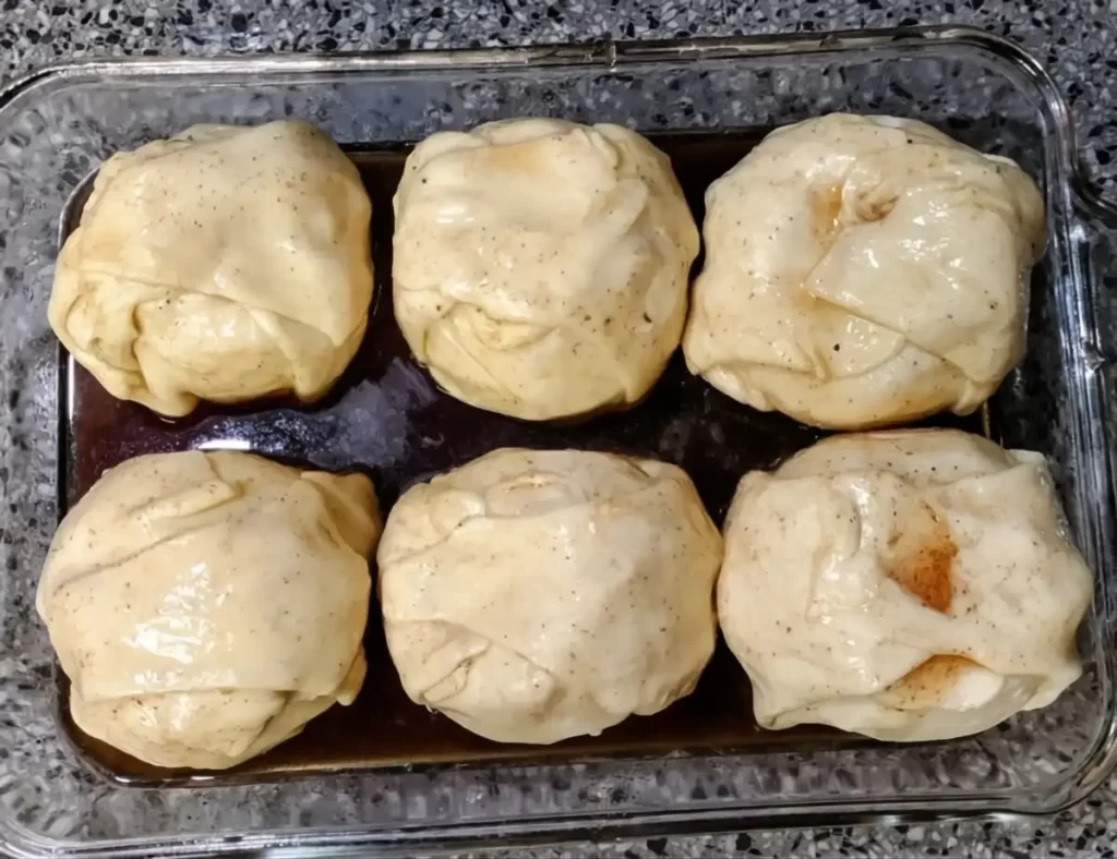 top-view-of-apple-dumplings