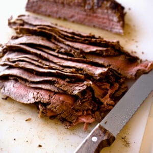 sliced flank steak