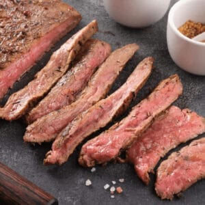 flank steak sliced