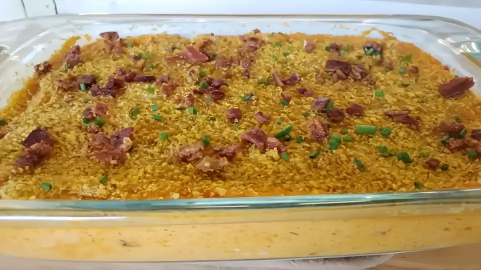 savory sweet potato bake recipe side shot