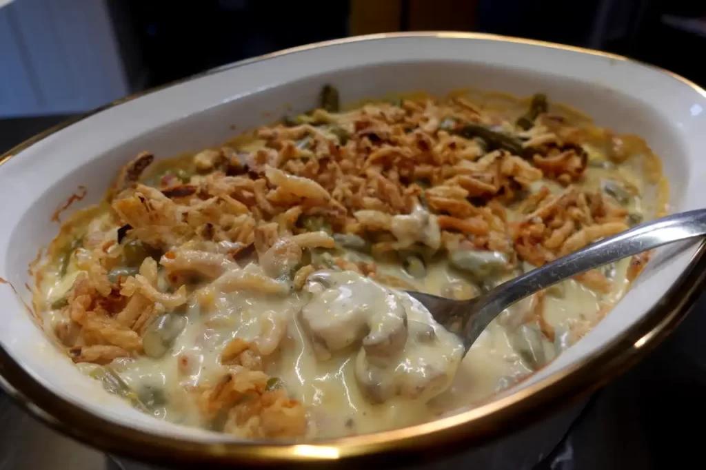 side-view-green-bean-casserole-no-canned-soup.