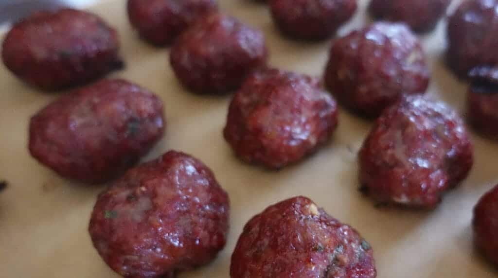 smoked meatballs