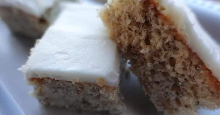 Banana Bars with Cream Cheese Frosting