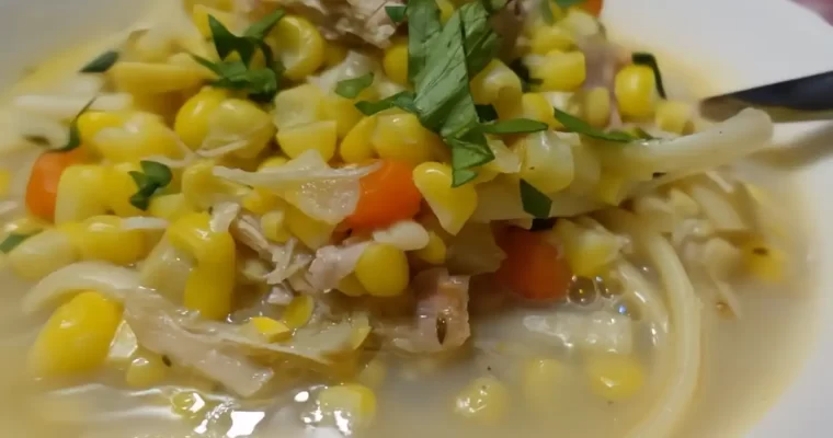 Chicken Corn Soup Recipe