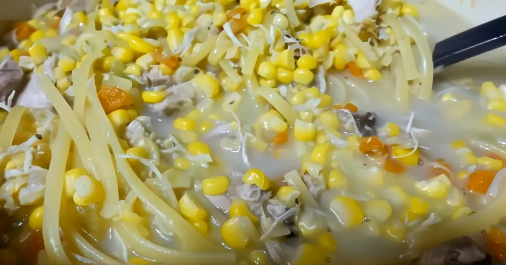 close-up-shot-of-chicken-corn-soup.