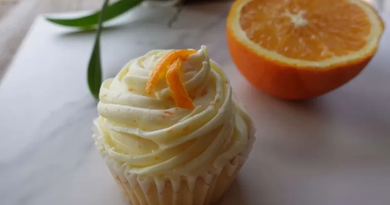 Orange Creamsicle Cupcakes