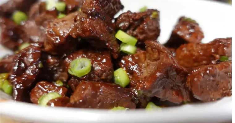 Sweet and Spicy Steak Bites