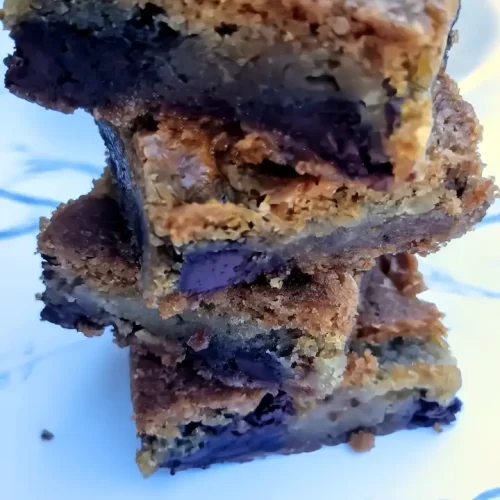 chocolate chip caramel cookie bars