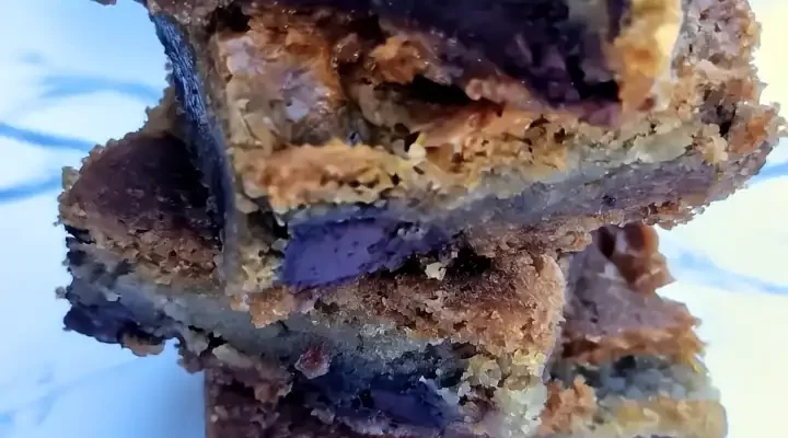 Chocolate Chip Caramel Cookie Bars