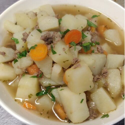 Hamburger Potato Soup - THE RECIPE BOWL
