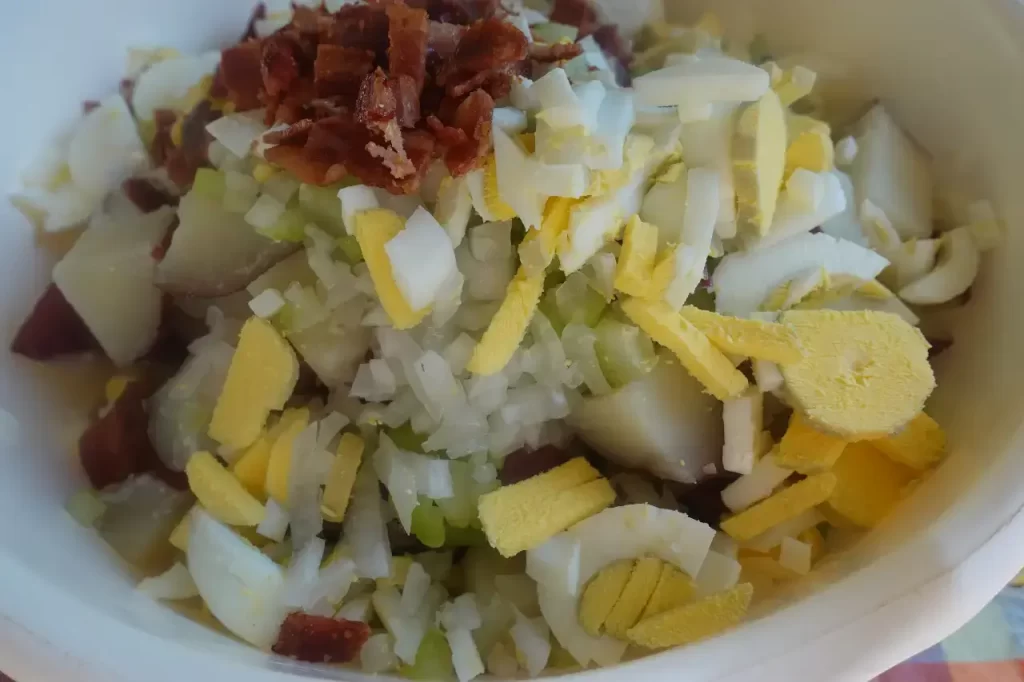 ingredients for red potato salad recipe