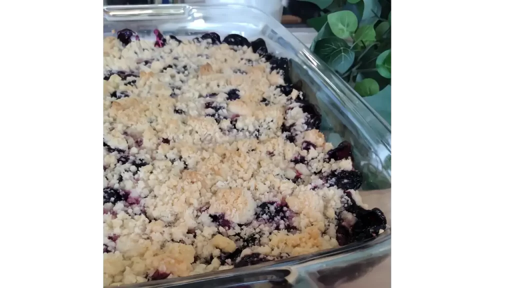 blueberry crumb bars