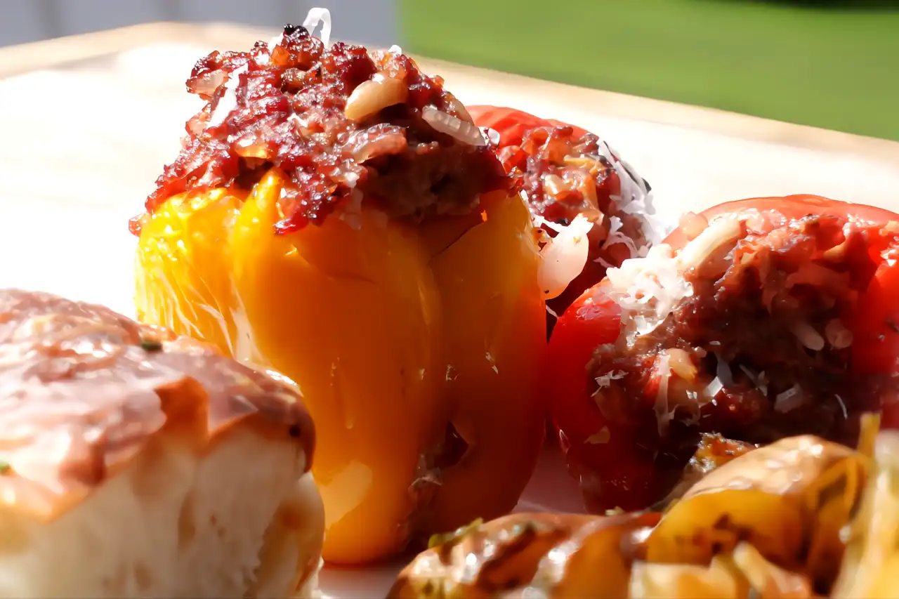 Traeger Smoked Mini Stuffed Peppers