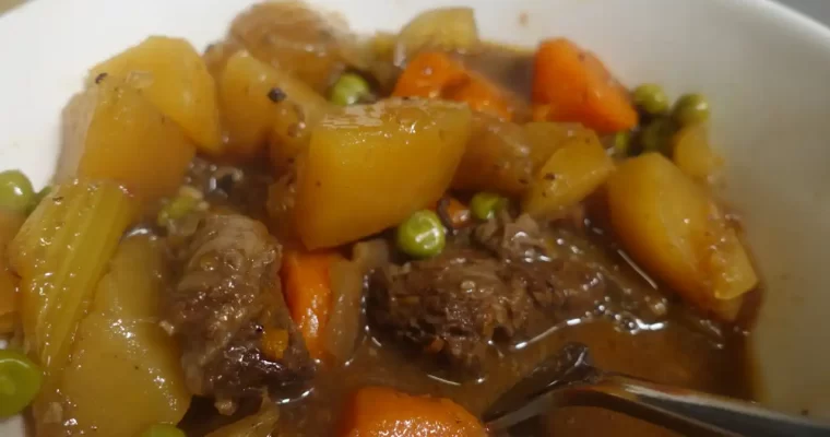 Easy Homemade Beef Stew