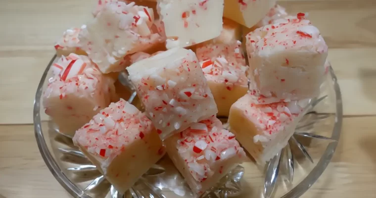 Candy Cane Fudge