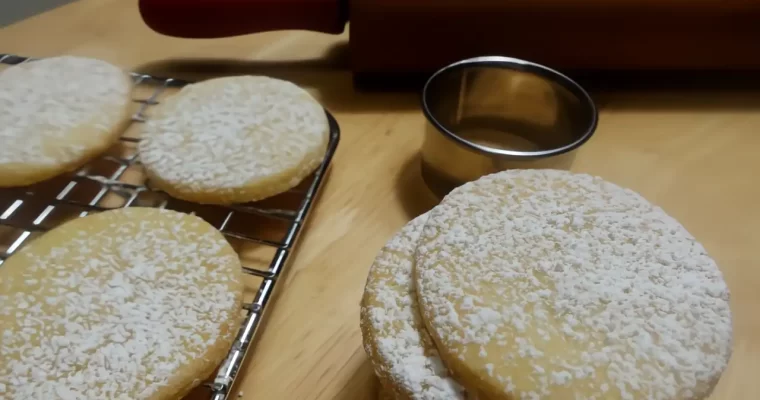 3 Ingredient Shortbread Cookies