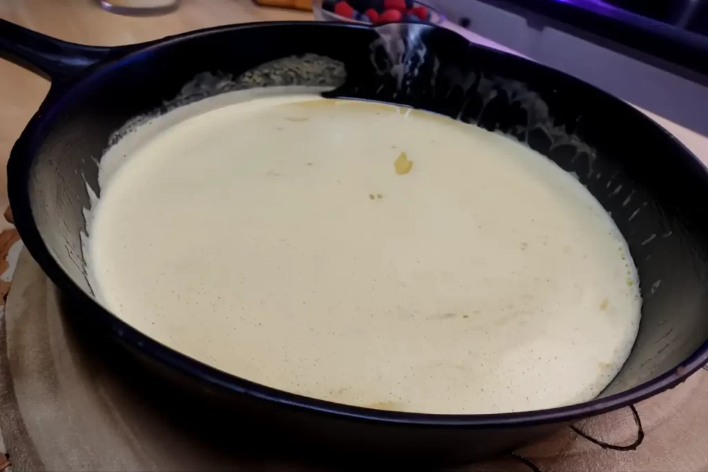 dutch-baby-batter-in-cast-iron-skillet