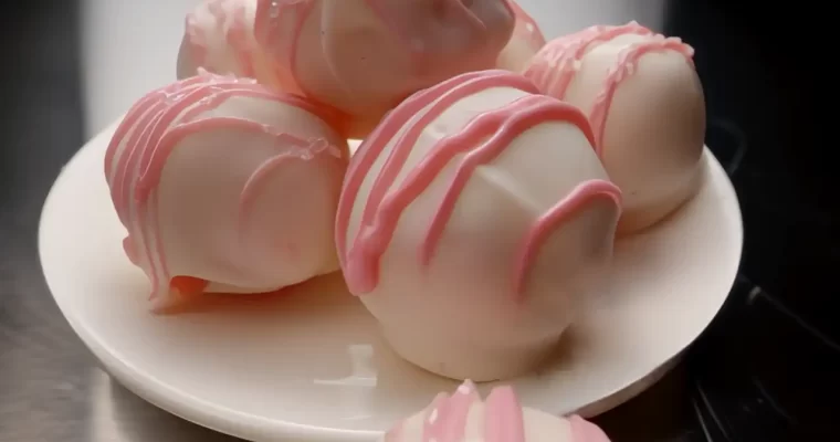 Strawberry Cream Cheese Truffles