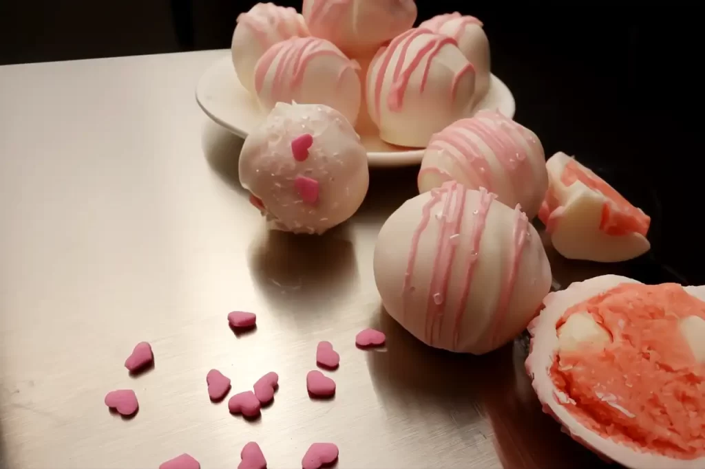 strawberry-truffles-on-table