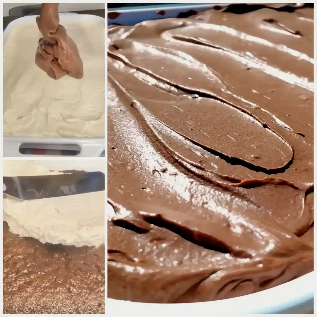 showing-steps-of-cream-filling-and-ganache-ho-ho-cake