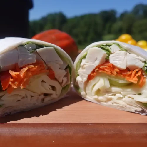 chicken-and-veggie-wraps
