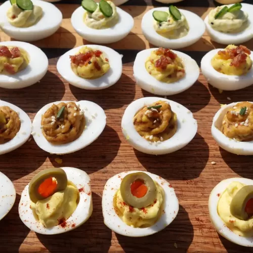 top-view-deviled-egg-flight.