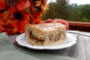 maple pear coffee cake