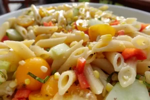 lemon-herb-corn-pasta-salad