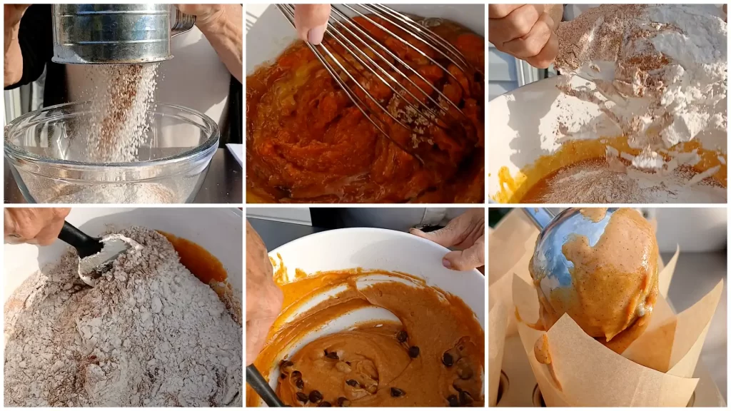 pumpkin-muffin-step by step instructions