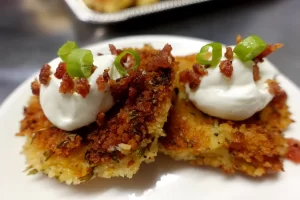 close-up-loaded-potato-cakes-with-sourcream
