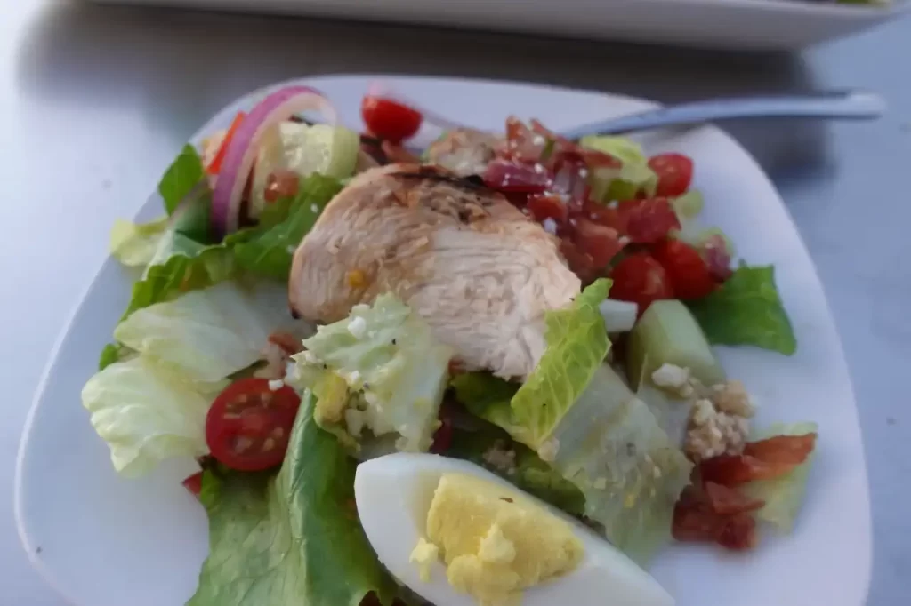 high protein cobb salad
