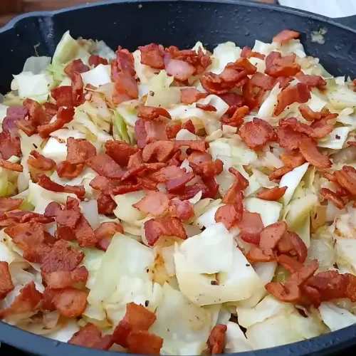 cabbage-bacon-fried