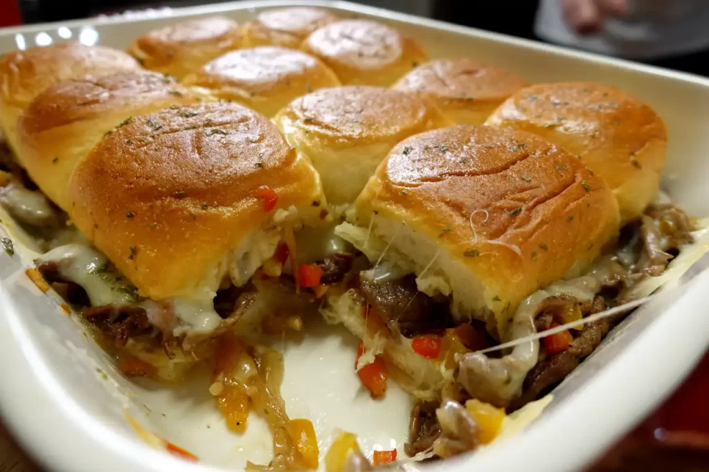 cheese-steak-hawaaiian-sliders-side-view.