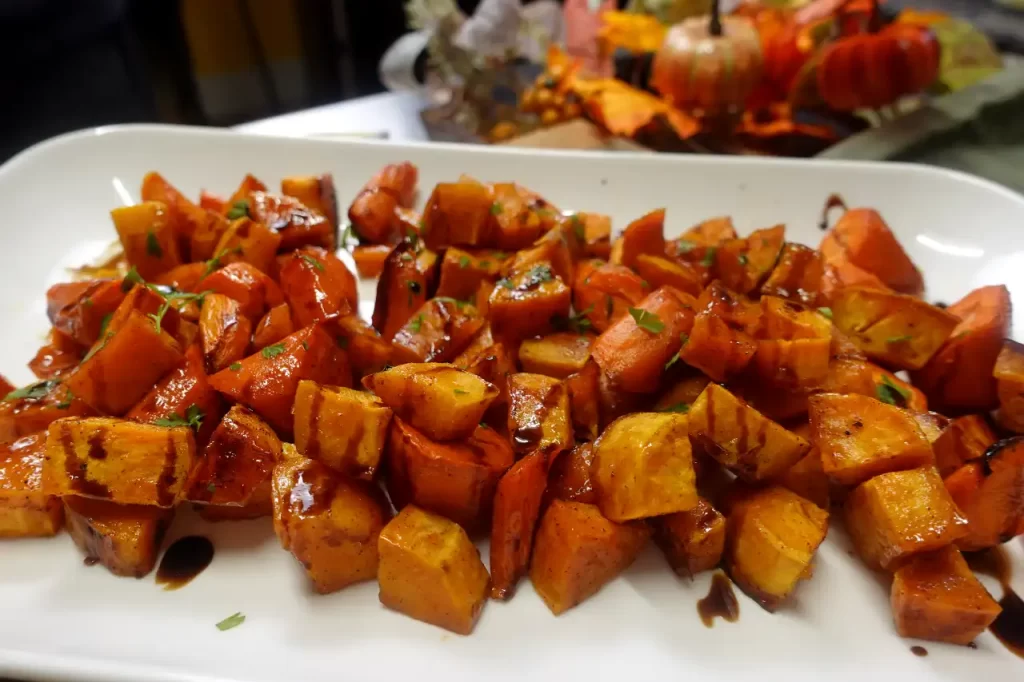 close-up-roasted-sweet-potatoes-and-carrots-with-maple-honey-glaze